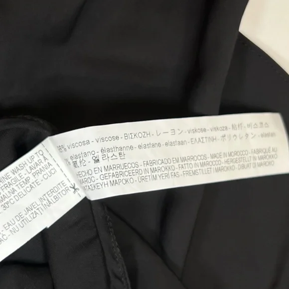 Zara Women Black Layered One Shoulder Dress Size Small - Picture 9 of 13